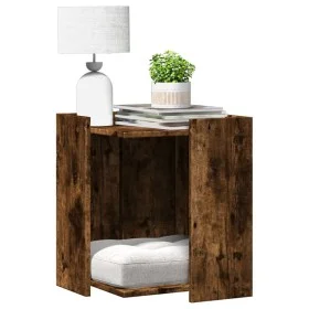 Katzensandmöbel aus geräucherter Eiche 42x42x51 cm von , Katzenmöbel - Ref: Foro24-857746, Preis: 43,90 €, Rabatt: %