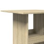 High bar table with storage in Sonoma oak wood, 60x60x102 cm by , Kitchen and dining tables - Ref: Foro24-854330, Price: 67,1...