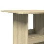 High bar table with storage in Sonoma oak wood, 60x60x102 cm by , Kitchen and dining tables - Ref: Foro24-854330, Price: 67,0...