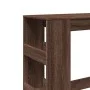 Tall bar table with oak brown shelves 90x40x103.5 cm by , Kitchen and dining tables - Ref: Foro24-854379, Price: 77,13 €, Dis...