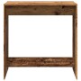 Tall bar table made of aged engineered wood, measuring 102x50x103.5 cm. by , Kitchen and dining tables - Ref: Foro24-854434, ...