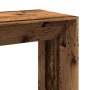 Tall bar table made of aged engineered wood, measuring 102x50x103.5 cm. by , Kitchen and dining tables - Ref: Foro24-854434, ...