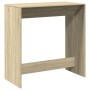 High bar table made of engineered Sonoma oak wood, measuring 102x50x103.5 cm. by , Kitchen and dining tables - Ref: Foro24-85...
