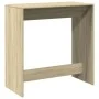 Hoher Barhockertisch aus Sonoma-Eichen-Ingenieurholz 102x50x103,5 cm. von , Küchen- und Esstische - Ref: Foro24-854429, Preis...