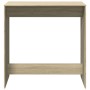 High bar table made of engineered Sonoma oak wood, measuring 102x50x103.5 cm. by , Kitchen and dining tables - Ref: Foro24-85...
