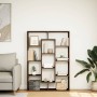 Engineered wood brown oak bookshelf 102x29x143 cm by , Bookcases and shelves - Ref: Foro24-3310304, Price: 106,73 €, Discount: %