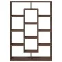 Engineered wood brown oak bookshelf 102x29x143 cm by , Bookcases and shelves - Ref: Foro24-3310304, Price: 105,19 €, Discount: %