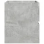 Wandschrank für Badezimmer aus Holzwerkstoff in Grau-Beton-Optik, 80x38,5x45cm. von , Badezimmermöbel - Ref: Foro24-856245, P...