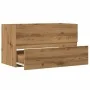 Wall-mounted bathroom cabinet made of engineered wood, artisan craftsmanship, 80x38.5x45 cm. by , Bathroom furniture - Ref: F...