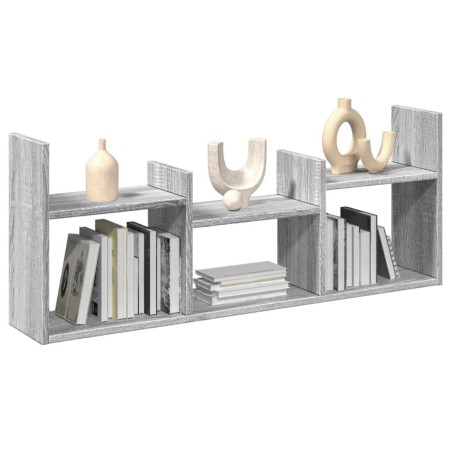 Engineered wood Sonoma gray wall cabinet 100x18x40 cm by , Shelves and shelves - Ref: Foro24-854801, Price: 28,89 €, Discount: %