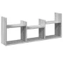 Engineered wood Sonoma gray wall cabinet 100x18x40 cm by , Shelves and shelves - Ref: Foro24-854801, Price: 28,48 €, Discount: %