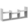 Engineered wood Sonoma gray wall cabinet 100x18x40 cm by , Shelves and shelves - Ref: Foro24-854801, Price: 28,89 €, Discount: %