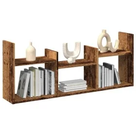 Mueble de pared madera de ingeniería envejecida 100x18x40 cm de , Estantes y estanterías - Ref: Foro24-854803, Precio: 29,48 ...