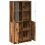 Sideboard with aged engineered wood doors 68x37x142 cm by , Sideboards - Ref: Foro24-3318722, Price: 136,96 €, Discount: %