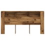 Aged engineered wood wardrobe headboard 200x18.5x102.5 cm by , Lockers and storage cabinets - Ref: Foro24-856886, Price: 111,...