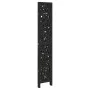 4-panel solid Paulownia wood room divider screen in black. by , Room dividers - Ref: Foro24-358756, Price: 104,69 €, Discount: %