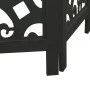 4-panel solid Paulownia wood room divider screen in black. by , Room dividers - Ref: Foro24-358756, Price: 104,69 €, Discount: %