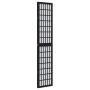 Three-panel solid Paulownia wood room divider screen in black. by , Room dividers - Ref: Foro24-358768, Price: 108,68 €, Disc...