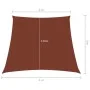 Terracotta oxford fabric trapezoidal sail awning 2/4x3 m by vidaXL, Umbrellas - Ref: Foro24-135406, Price: 21,27 €, Discount: %