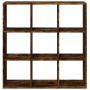Rauchige Eiche Raumteiler-Bücherregal 102x29x103,5 cm von , Bücherregale und Regale - Ref: Foro24-858043, Preis: 76,35 €, Rab...
