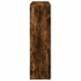 Smoked oak wood divider bookcase 102x29x103.5 cm by , Bookcases and shelves - Ref: Foro24-858043, Price: 76,24 €, Discount: %