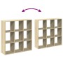 Bücherregal aus Eichenholz in Sonoma-Farbe, 102x29x103,5 cm. von , Bücherregale und Regale - Ref: Foro24-858041, Preis: 80,28...