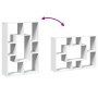 Engineered wood white shelf 63x20x90 cm by , Bookcases and shelves - Ref: Foro24-858138, Price: 47,11 €, Discount: %