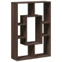 Engineered wood brown oak bookshelf 63x20x90 cm by , Bookcases and shelves - Ref: Foro24-858144, Price: 49,78 €, Discount: %