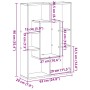 Ingenieurholzregal in Eichenbraun 63x20x90 cm von , Bücherregale und Regale - Ref: Foro24-858144, Preis: 50,66 €, Rabatt: %