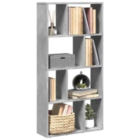 Engineered wood shelf in gray concrete 60x20x120 cm by , Bookcases and shelves - Ref: Foro24-858150, Price: 59,33 €, Discount: %