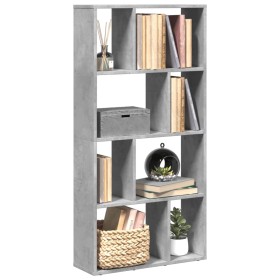 Estantería de madera de ingeniería gris hormigón 60x20x120 cm de , Librerías y estanterías - Ref: Foro24-858150, Precio: 60,7...