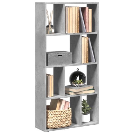 Regal aus grauem Beton-Holzwerkstoff 60x20x120 cm von , Bücherregale und Regale - Ref: Foro24-858150, Preis: 60,73 €, Rabatt: %