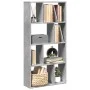 Engineered wood shelf in gray concrete 60x20x120 cm by , Bookcases and shelves - Ref: Foro24-858150, Price: 59,33 €, Discount: %