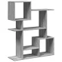 Wooden gray Sonoma engineering divider bookcase 92x29x112 cm by , Bookcases and shelves - Ref: Foro24-858125, Price: 60,26 €,...