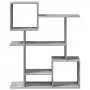 Wooden gray Sonoma engineering divider bookcase 92x29x112 cm by , Bookcases and shelves - Ref: Foro24-858125, Price: 60,26 €,...