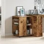 Engineered wood aged cabinet with wheels 60x53x72 cm by , Lockers and storage cabinets - Ref: Foro24-856658, Price: 97,56 €, ...