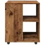 Engineered wood aged cabinet with wheels 60x53x72 cm by , Lockers and storage cabinets - Ref: Foro24-856658, Price: 97,56 €, ...