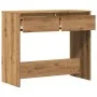 Handcrafted engineered wood oak console table 89x41x76.5 cm by , Side tables - Ref: Foro24-856775, Price: 75,76 €, Discount: %