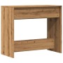 Handcrafted engineered wood oak console table 89x41x76.5 cm by , Side tables - Ref: Foro24-856775, Price: 77,59 €, Discount: %