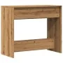 Handcrafted engineered wood oak console table 89x41x76.5 cm by , Side tables - Ref: Foro24-856775, Price: 75,76 €, Discount: %