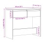 Handcrafted engineered wood oak console table 89x41x76.5 cm by , Side tables - Ref: Foro24-856775, Price: 77,59 €, Discount: %