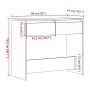 Handcrafted engineered wood oak console table 89x41x76.5 cm by , Side tables - Ref: Foro24-856775, Price: 75,76 €, Discount: %