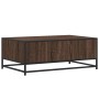 Engineered wood and metal brown coffee table 90x57x35 cm by , Coffee table - Ref: Foro24-848758, Price: 69,90 €, Discount: %