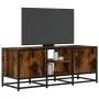 TV-Möbel aus Metall und Holz, Eichen-Ingenieurholz, 100x35x41 cm. von , TV-Möbel - Ref: Foro24-848836, Preis: 62,69 €, Rabatt: %