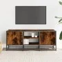 TV-Möbel aus Metall und Holz, Eichen-Ingenieurholz, 100x35x41 cm. von , TV-Möbel - Ref: Foro24-848836, Preis: 62,69 €, Rabatt: %