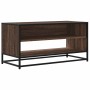 TV-Möbel aus Metall und Holz, braune Eiche, 91x40x46 cm. von , TV-Möbel - Ref: Foro24-848888, Preis: 59,18 €, Rabatt: %