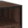 TV-Möbel aus Metall und Holz, braune Eiche, 91x40x46 cm. von , TV-Möbel - Ref: Foro24-848888, Preis: 48,07 €, Rabatt: %