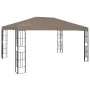 Taupe gray gazebo 4x3 m by , Tents and gazebos - Ref: Foro24-312258, Price: 251,62 €, Discount: %