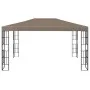 Taupe gray gazebo 4x3 m by , Tents and gazebos - Ref: Foro24-312258, Price: 251,62 €, Discount: %