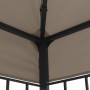 Taupe gray gazebo 4x3 m by , Tents and gazebos - Ref: Foro24-312258, Price: 254,17 €, Discount: %